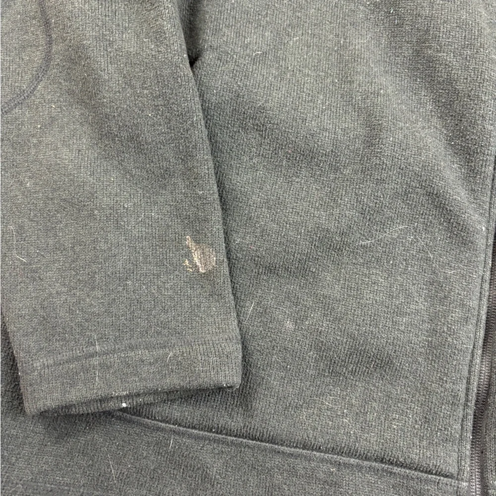 THE NORTH FACE Mens zip Sweater Fleece Jacket charcoal Grey size: XXL